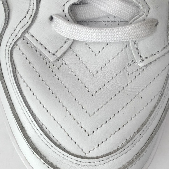 ADIDAS Supercourt Leather Sneakers Cloud White Lilac Tennis Athletic Size 10 - Picture 8 of 16